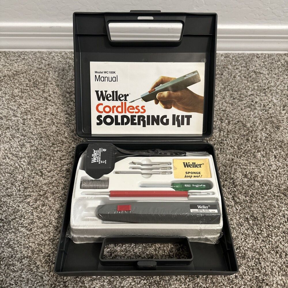 Weller WC100K Cordless Soldering Kit Brand New Sealed In Box